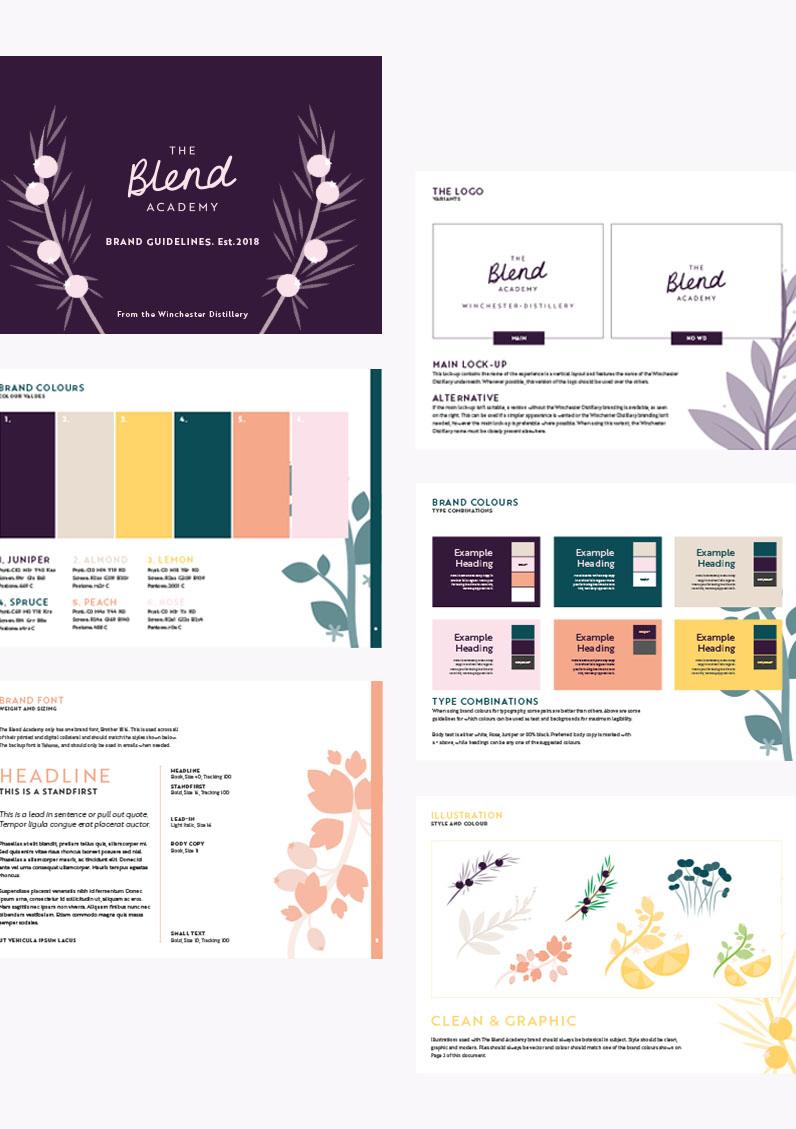 The Blend Academy brand guidelines