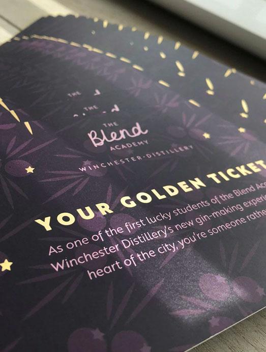 The Blend Academy golden ticket